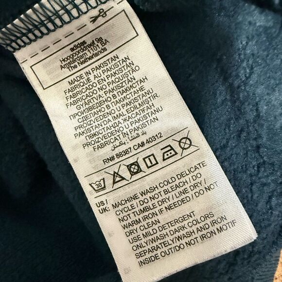 adidas Originals Women's Adicolor Essentials Fleece Hoodie size M arctic night - Picture 10 of 14